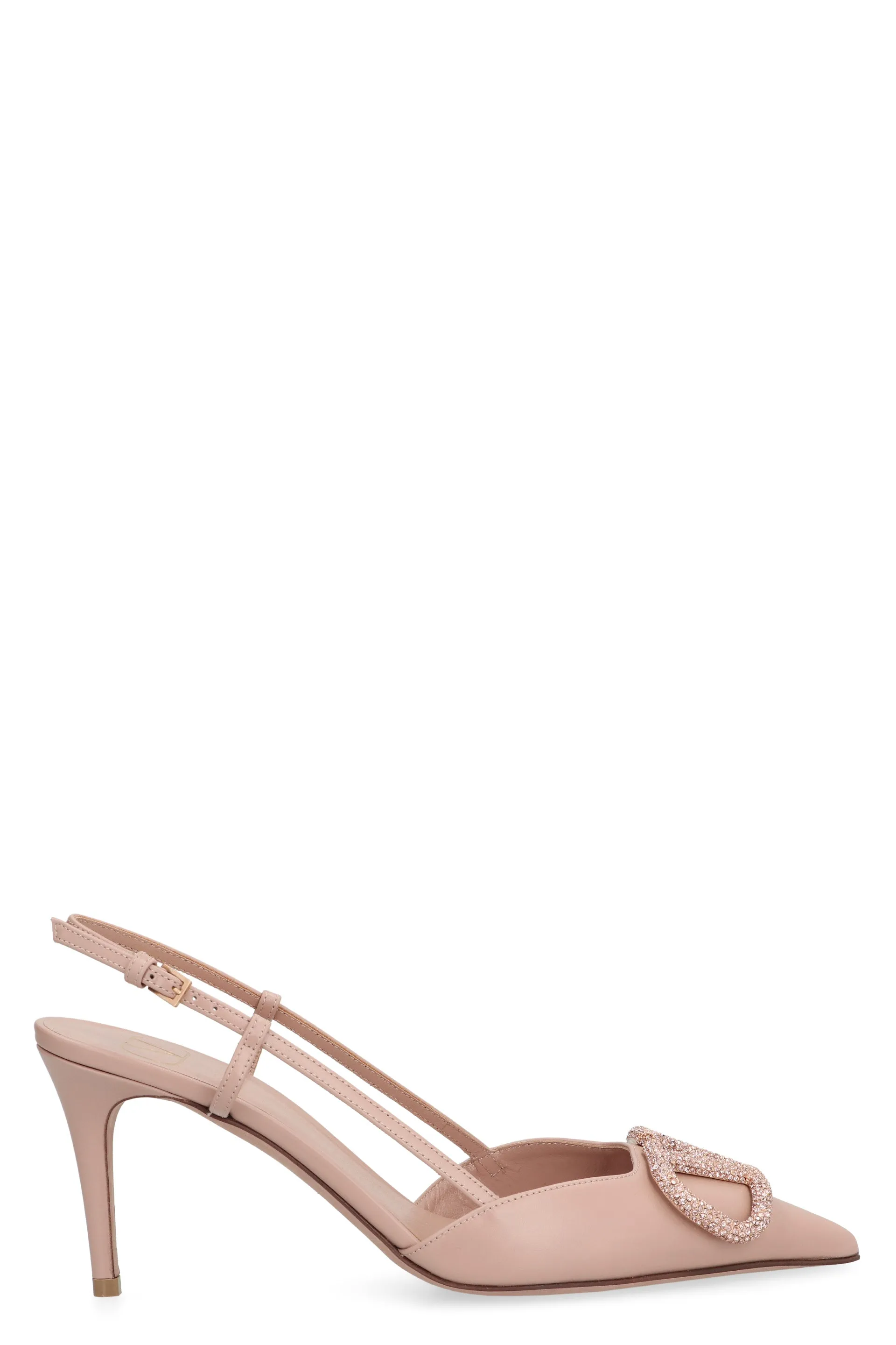 Valentino Garavani - VLogo Signature leather slingback pumps