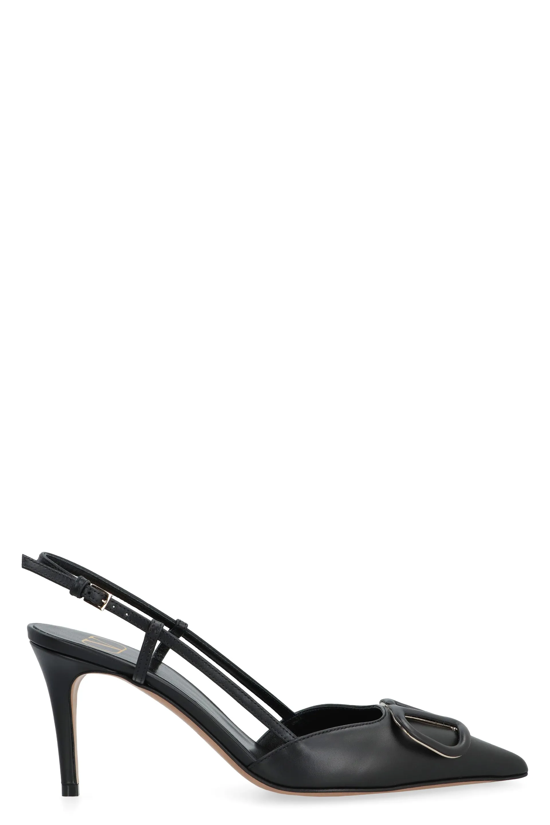 Valentino Garavani - VLogo Signature leather slingback pumps