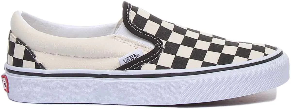 Vans Classic Slipon Chkbrd In Checkerboard For Men
