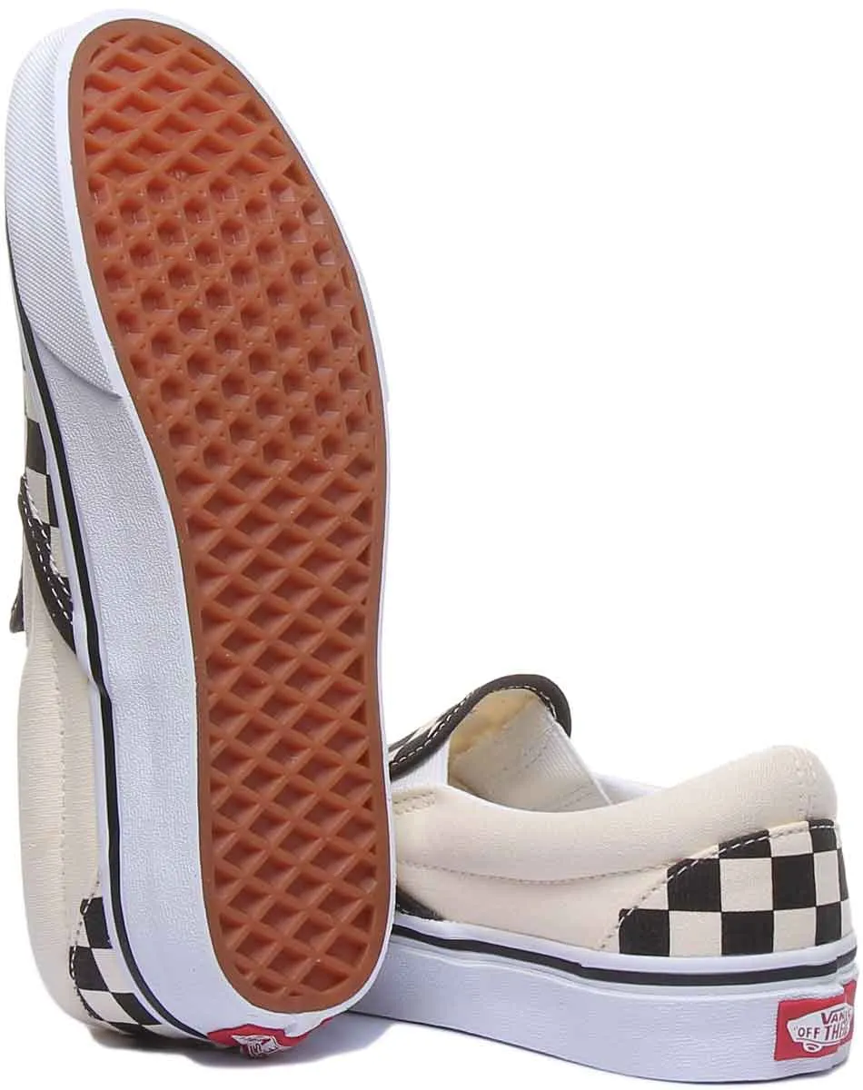 Vans Classic Slipon Chkbrd In Checkerboard For Men