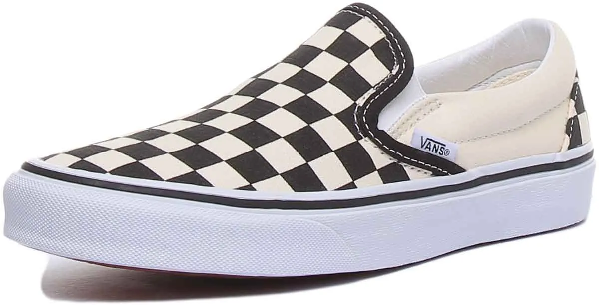 Vans Classic Slipon Chkbrd In Checkerboard For Men