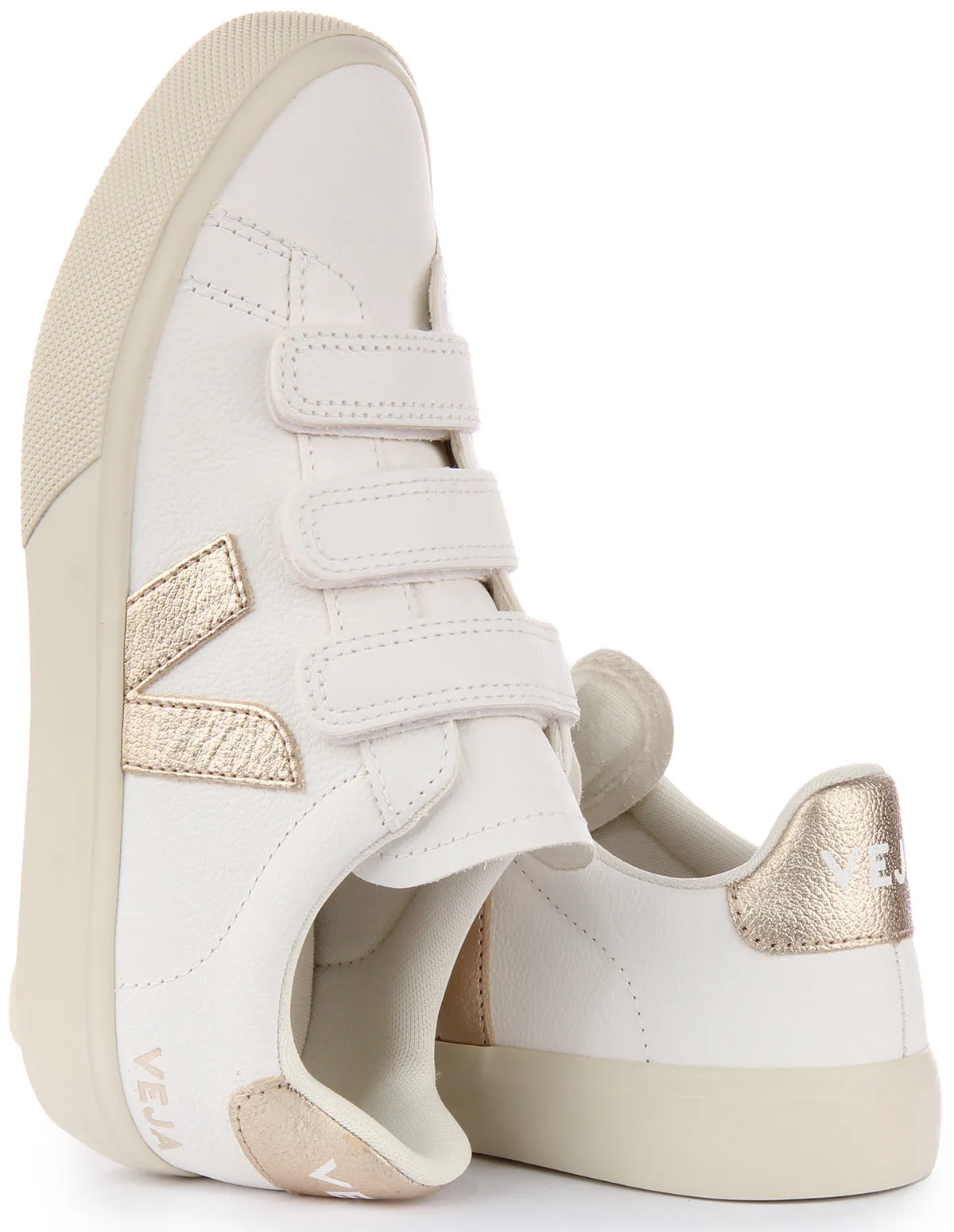 Veja Recife Chromfree In White Bronze For Women