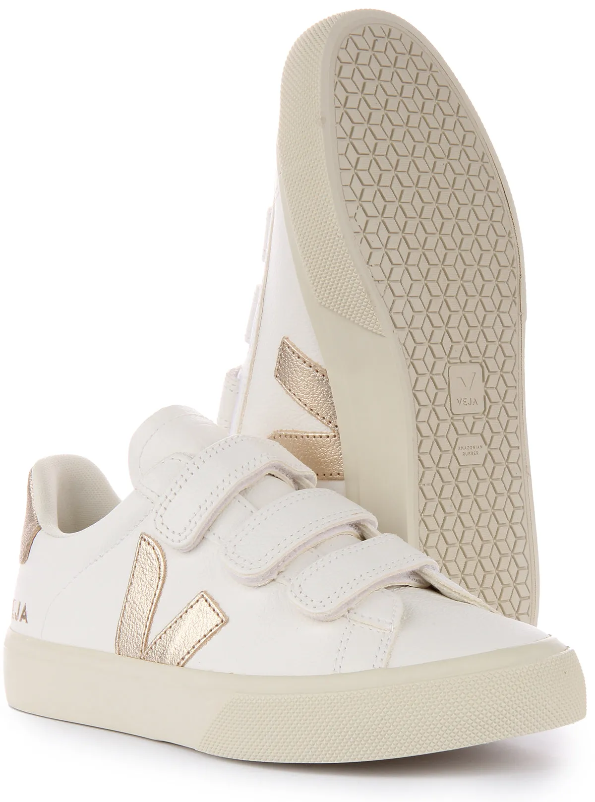 Veja Recife Chromfree In White Bronze For Women