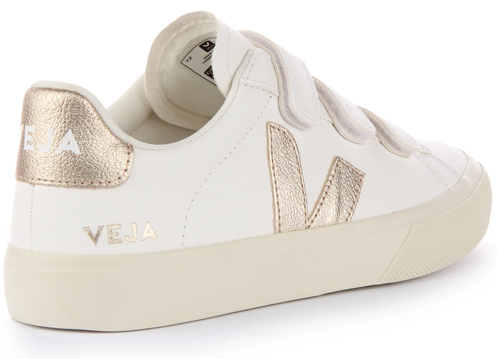 Veja Recife Chromfree In White Bronze For Women