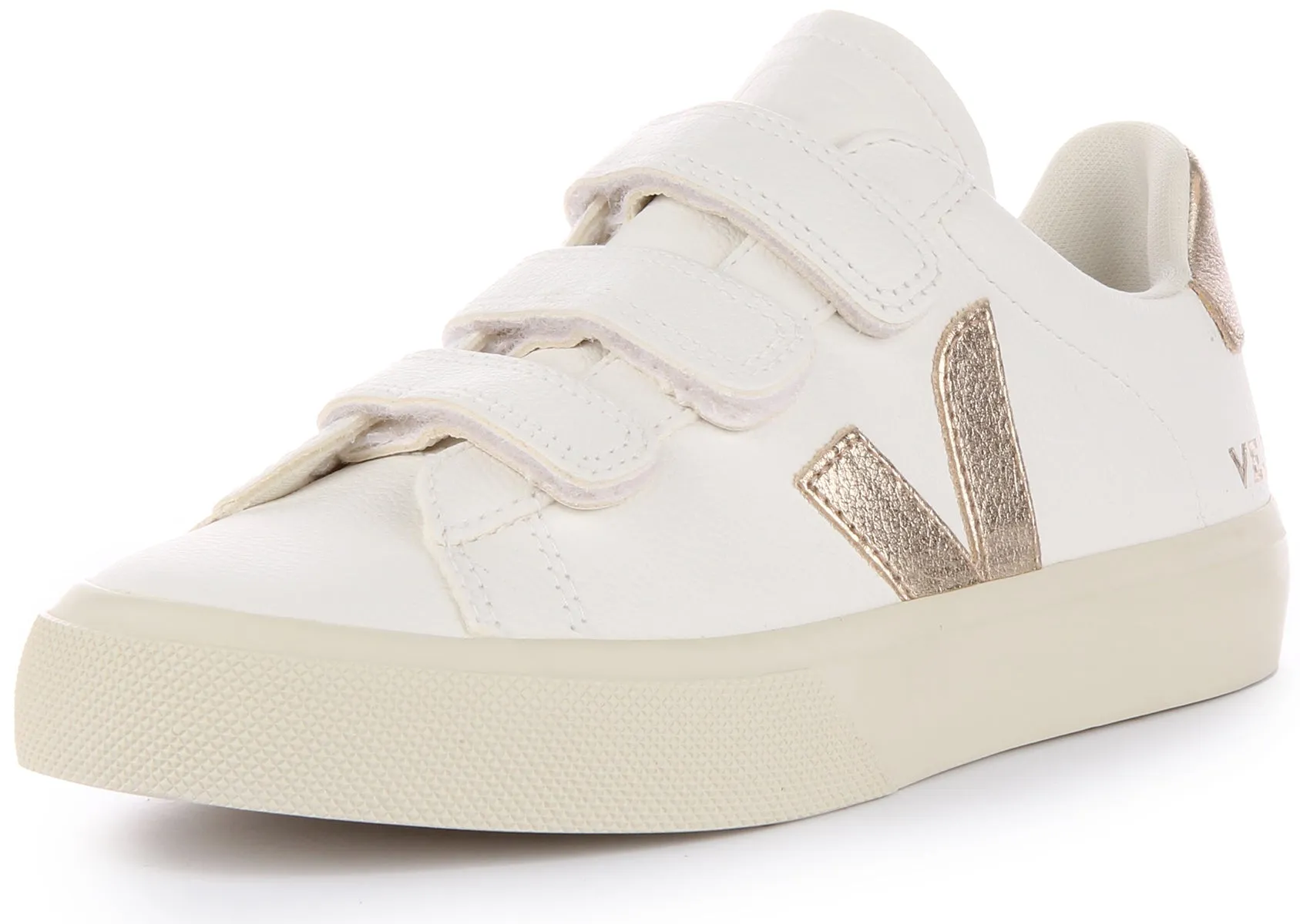 Veja Recife Chromfree In White Bronze For Women