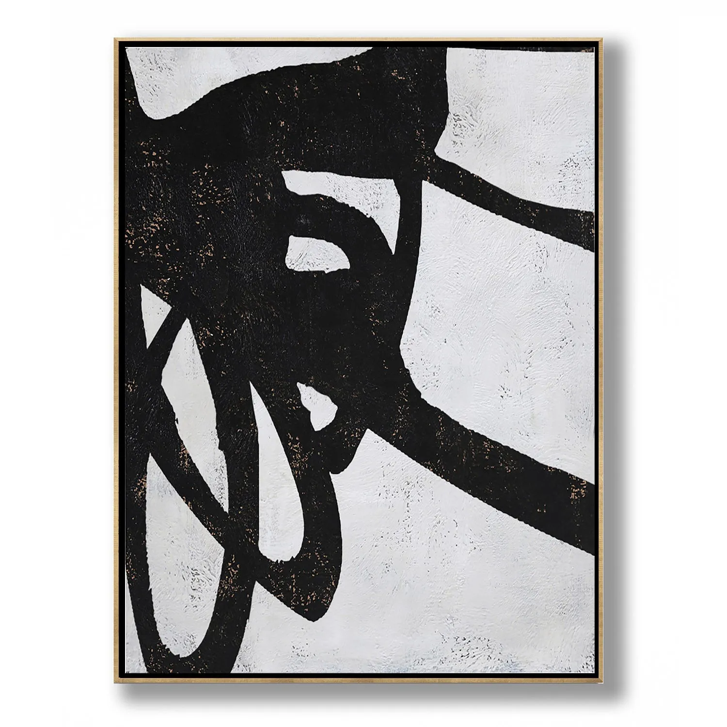 Vertical Abstract Flower Painting H265V