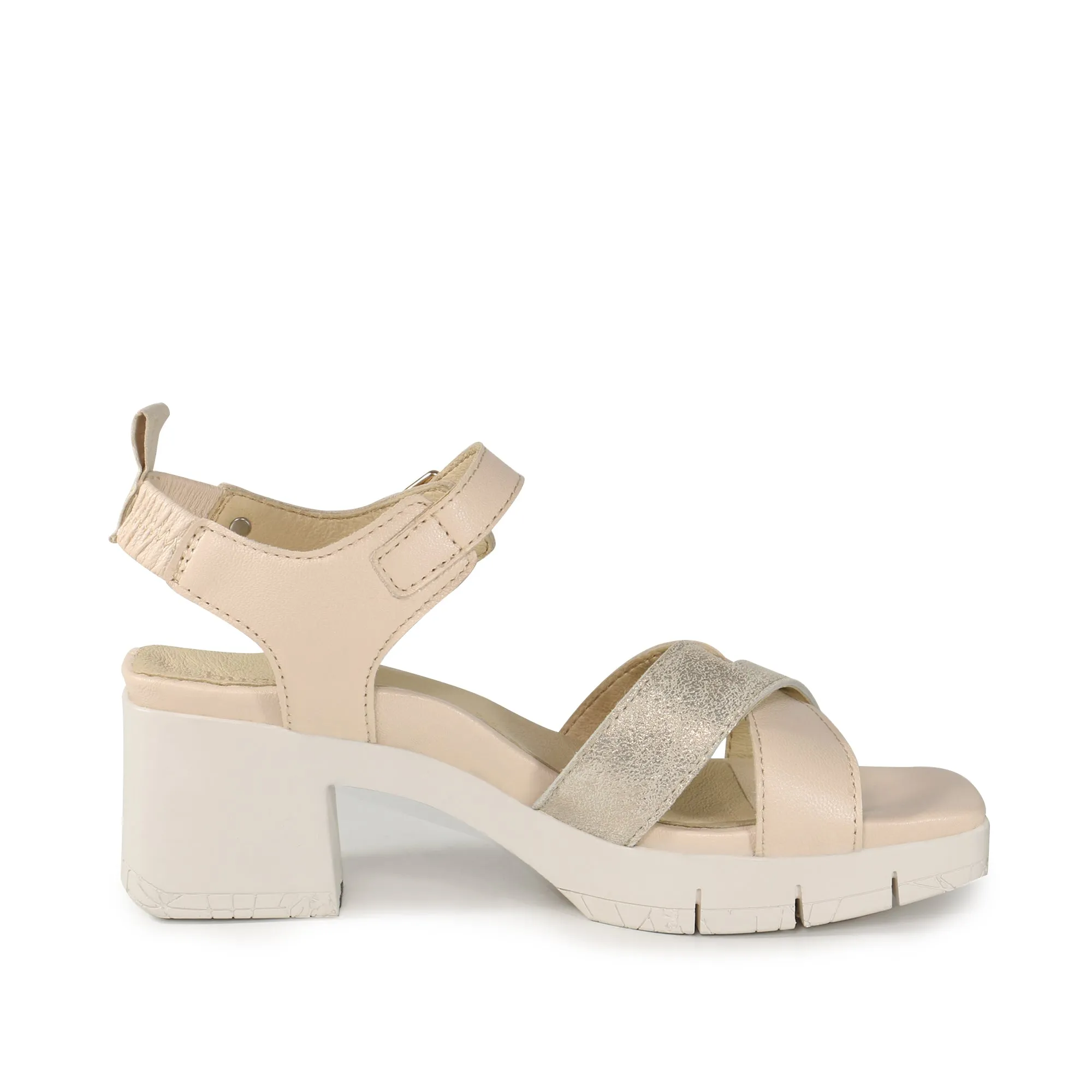 Volterra Slingback Heel Sandals (Chalk)