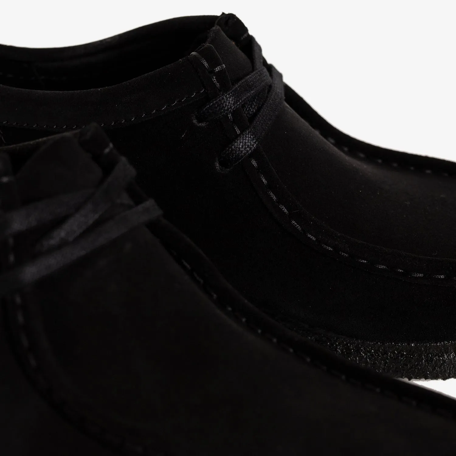 Wallabee Black Suede