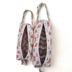 WATERMELON DREAM Print Maxi Pouch Set