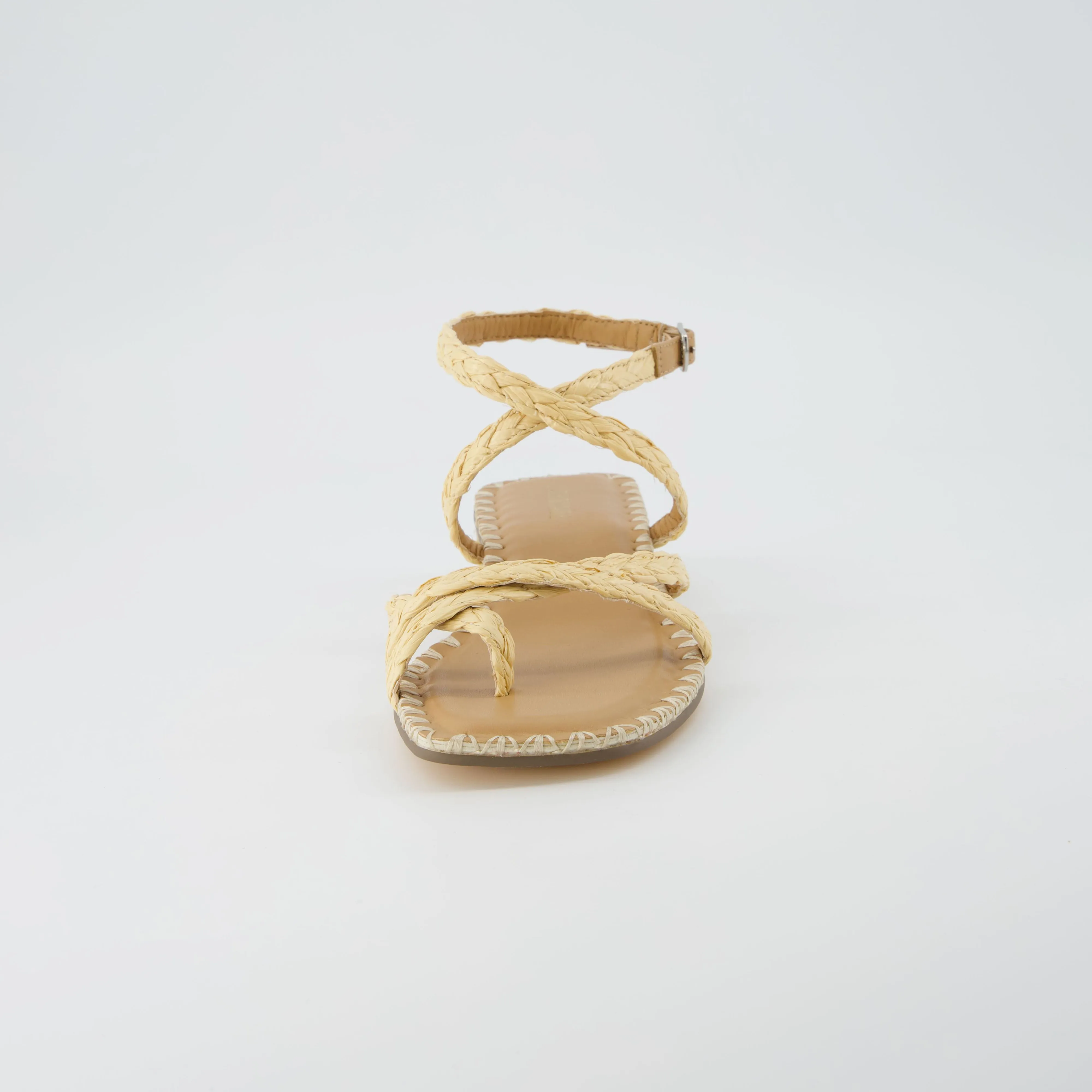 Wave Raffia Sandal