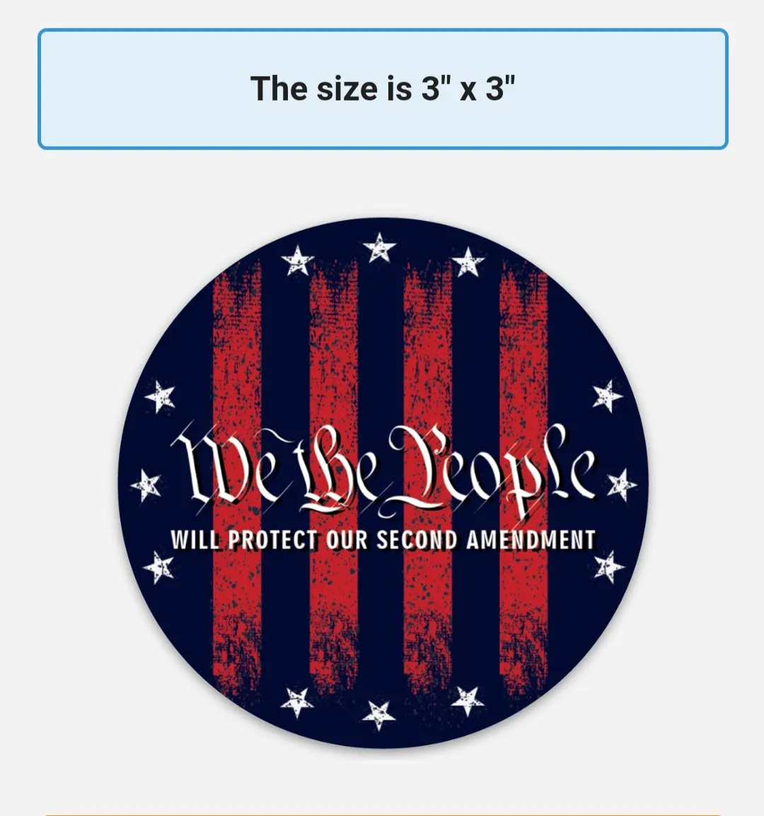 We are the People Round Stickers