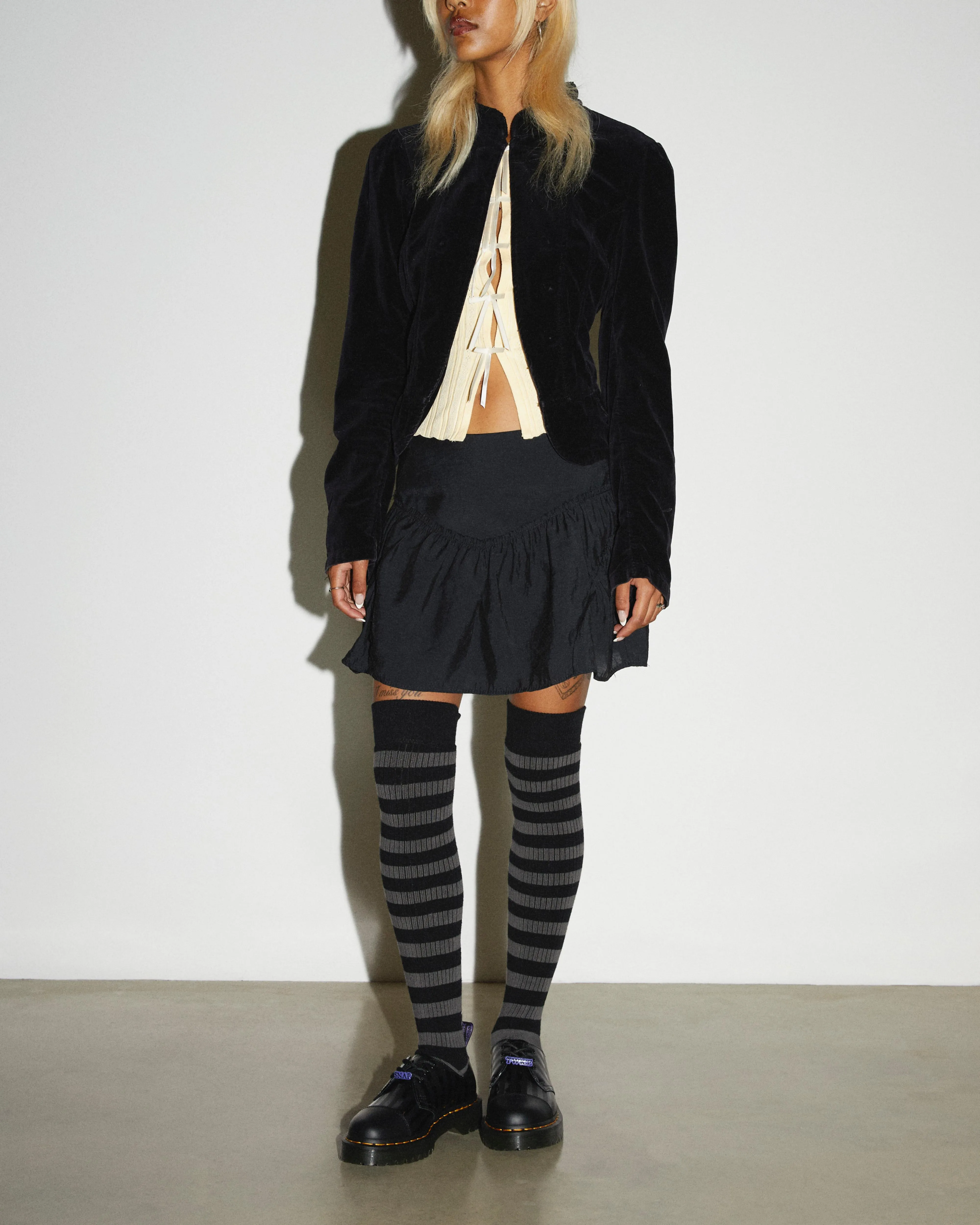 Wednesday 1461 Bex Smooth Leather Oxford Platform Shoes