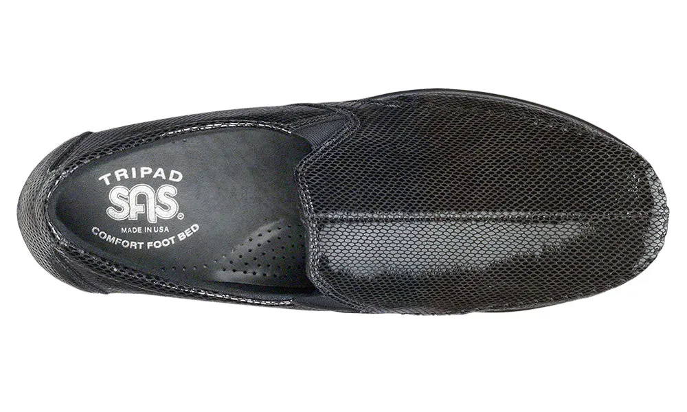 Women's Dream Slip On Loafer in Black Snake
