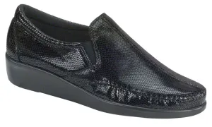Women's Dream Slip On Loafer in Black Snake