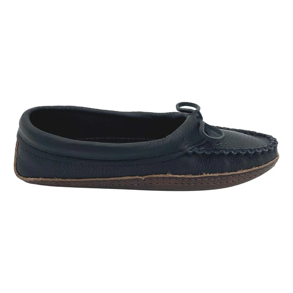 Women's Earthing Moccasins Ballet Flat with Heavy Oil Tan Soles