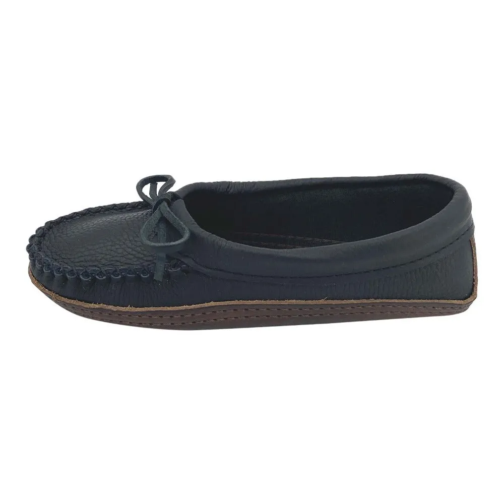 Women's Earthing Moccasins Ballet Flat with Heavy Oil Tan Soles