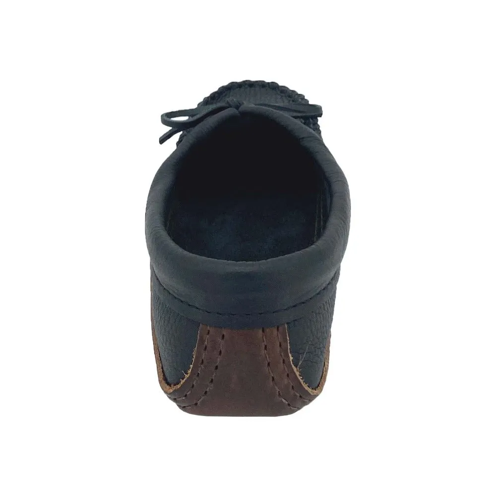 Women's Earthing Moccasins Ballet Flat with Heavy Oil Tan Soles