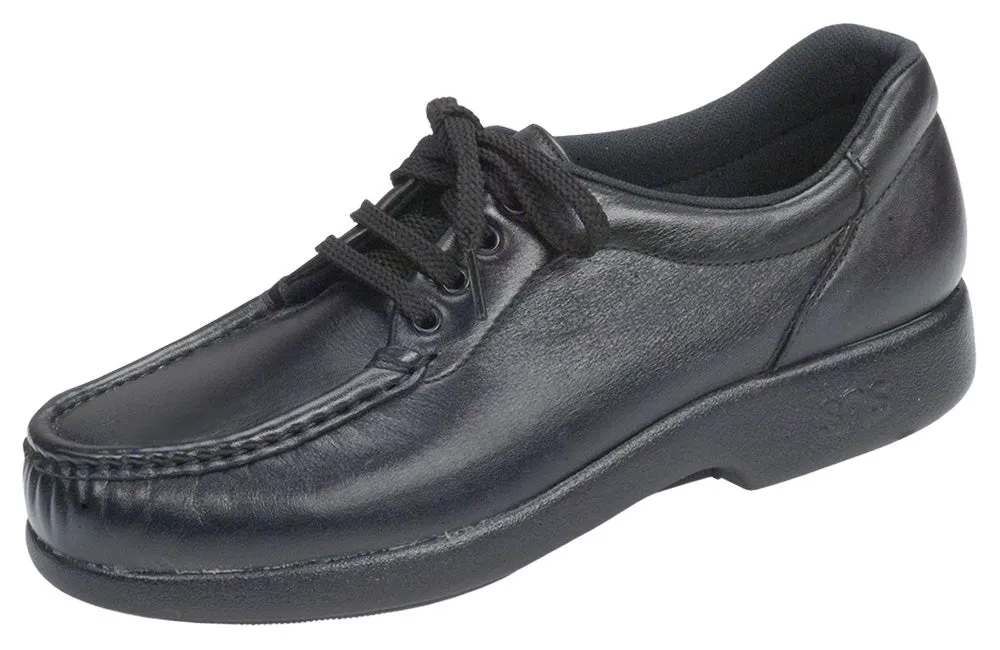 Women's Take Time Lace Up Loafer in Black