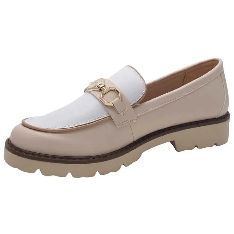Zanni & Co Womens Nude Loafer - Saphin