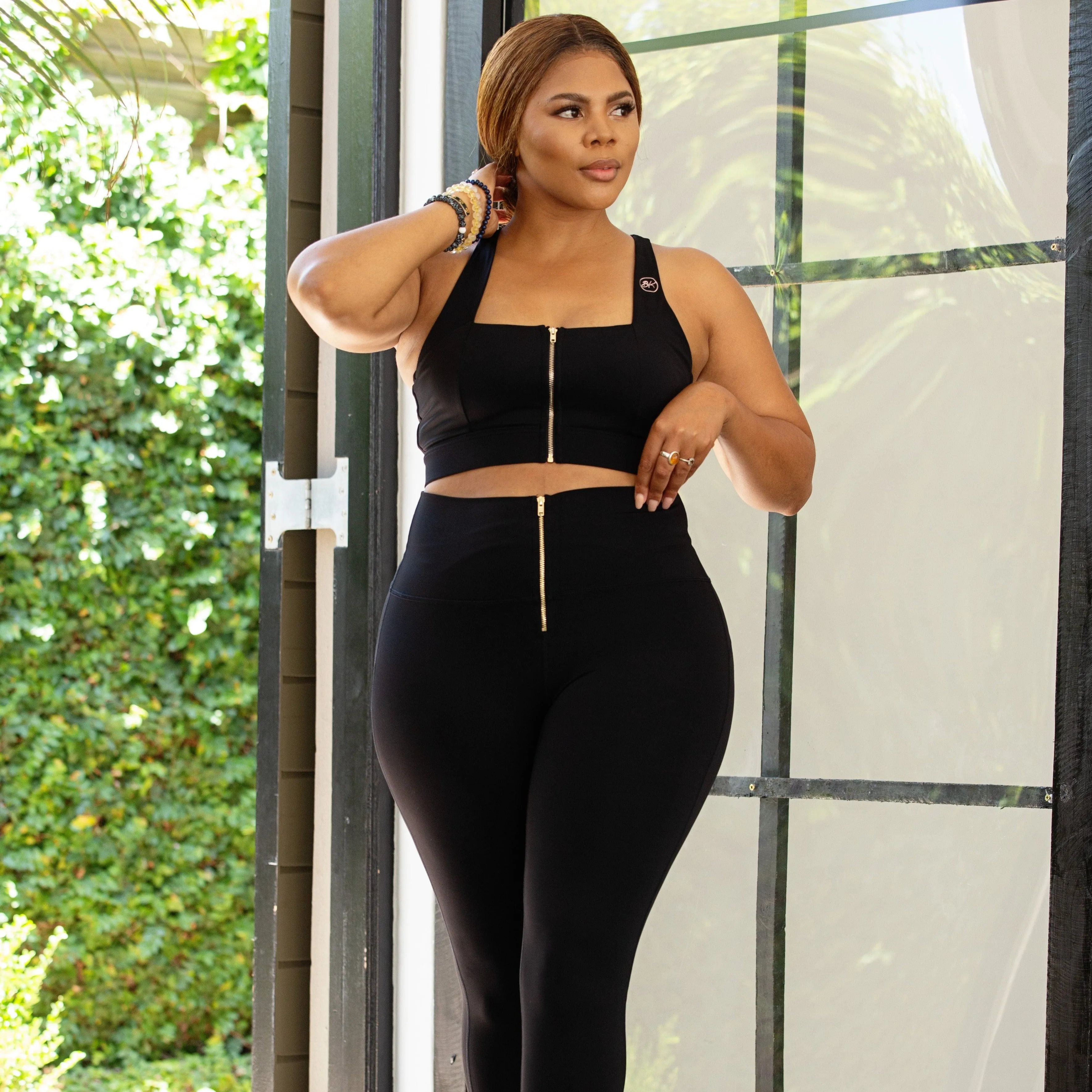 Zip-Up Set | Black